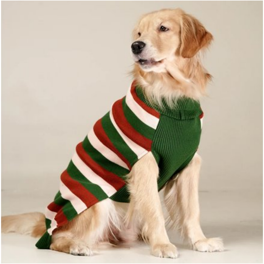 EarthBound Stripes Sweater – Classic Striped Winter Pet Sweater